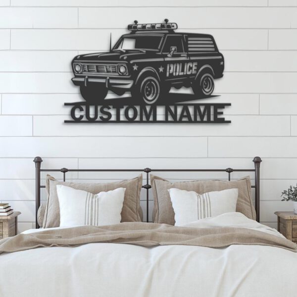 Custom-Police-Car-Driver-Metal-Wall-Art-LED-Light-6-1