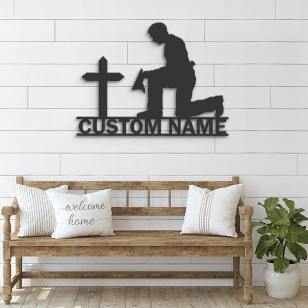 Custom-Police-Kneeling-Praying-Metal-Wall-Art-LED-Light_4