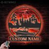 Custom-Pontoon-Lake-House-Metal-Wall-Art-LED-Light-12