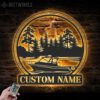 Custom-Pontoon-Lake-House-Metal-Wall-Art-LED-Light-16