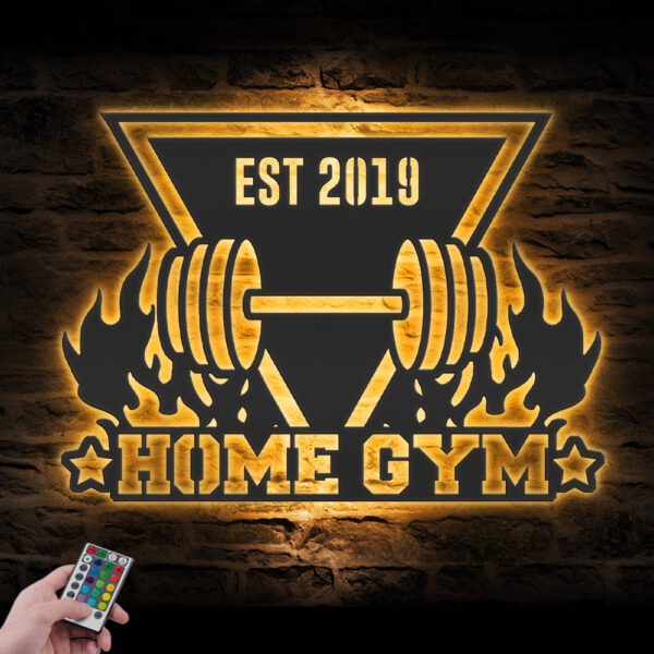 Custom-Powerlifting-Workout-Metal-Wall-Art-LED-Light