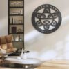 Custom-Puerto-Rico-Taino-Sun-Sol-God-Symbol-Metal-Wall-Art-LED-Light-7