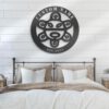 Custom-Puerto-Rico-Taino-Sun-Sol-God-Symbol-Metal-Wall-Art-LED-Light-8