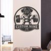 Custom-Pug-Dog-Lifting-A-Weight-Metal-Wall-Art-LED-Light_4