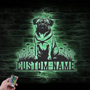 Custom-Pug-Metal-Wall-Art-LED-Light_2