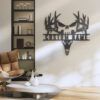 Custom-Punisher-Skull-Deer-Hunting-Metal-Wall-Art-LED-Light