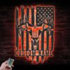 Custom-Punisher-Skull-Deer-Hunting-Metal-Wall-Art-LED-Light-3-1