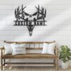 Custom-Punisher-Skull-Deer-Hunting-Metal-Wall-Art-LED-Light-4