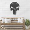 Custom-Punisher-Skull-Metal-Wall-Art-LED-Light-4