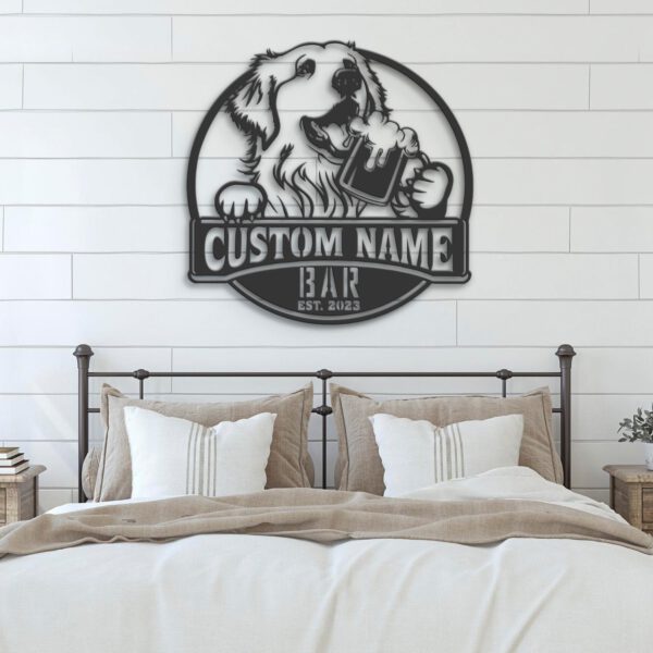 Custom-Pyrenean-Mountain-Dog-Thirsty-Beer-Pub-Metal-Wall-Art-LED-Light_5