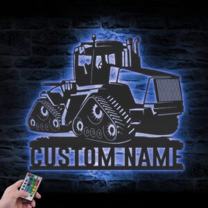 Custom-Quadtrac-Tractor-Metal-Wall-Art-LED-Light_1