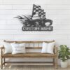 Custom-Racing-Flag-Sprint-Car-Metal-Wall-Art-LED-Light-14-1