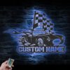 Custom-Racing-Flag-Sprint-Car-Metal-Wall-Art-LED-Light-2-2