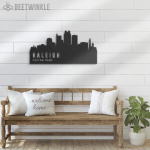 Custom-Raleigh-Skyline-Metal-Wall-Art-LED-Light-2