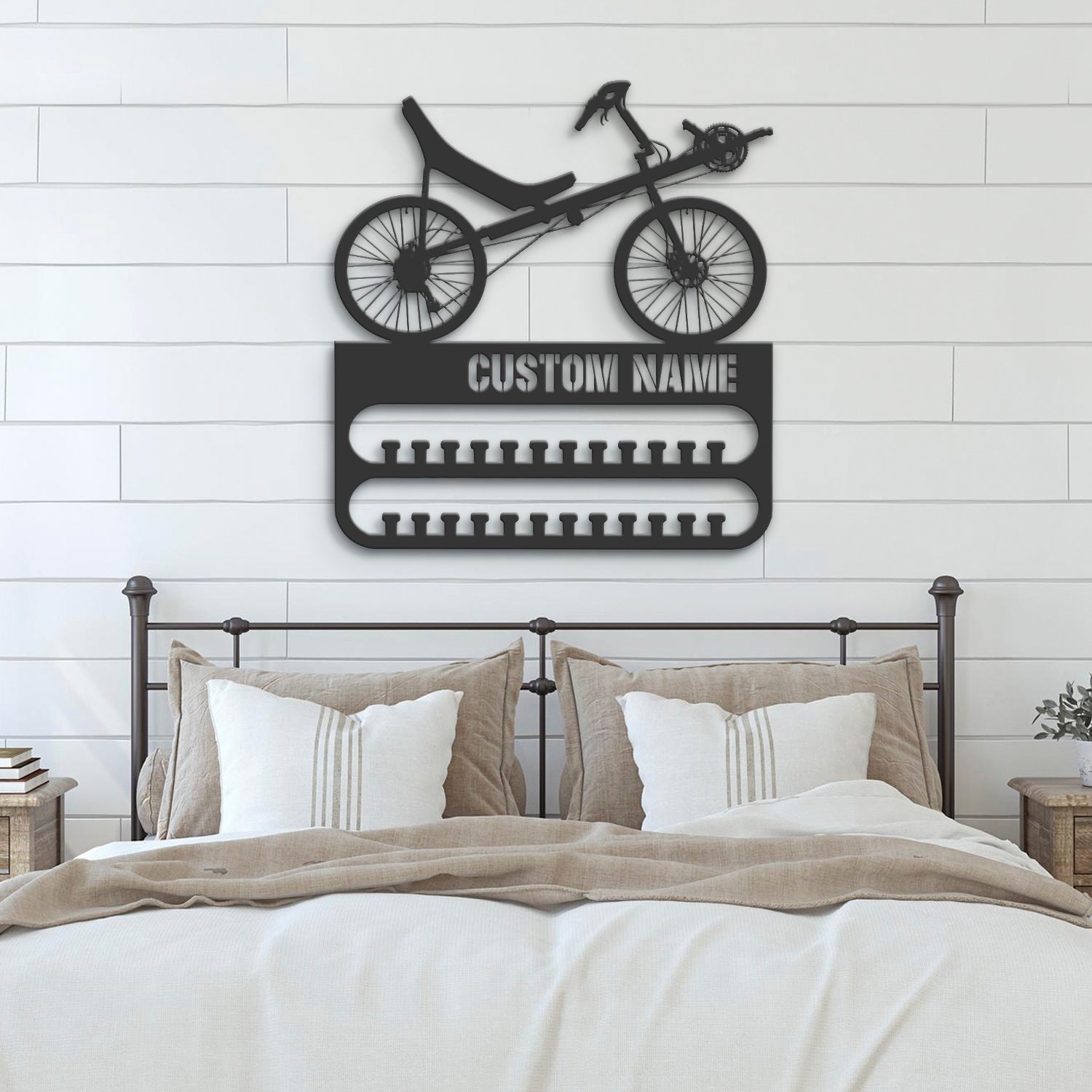 Custom-Recumbent-Bicycle-Medal-Hanger-With-Led_1