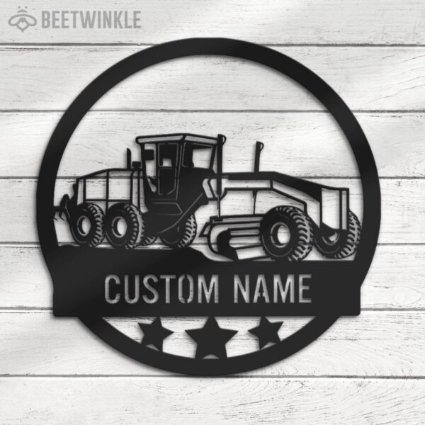 Custom-Road-Grader-Metal-Wall-Art-LED-Light_4