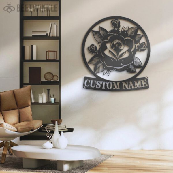 Custom-Rose-Farmhouse-Metal-Wall-Art-LED-Light-8