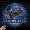 Custom-Rotator-Tow-Truck-Driver-Metal-Wall-Art-LED-Light