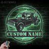 Custom-Rotator-Tow-Truck-Driver-Metal-Wall-Art-LED-Light-5