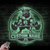 Custom-Rottweiler-Dog-Lifting-A-Weight-Metal-Wall-Art-LED-Light_7