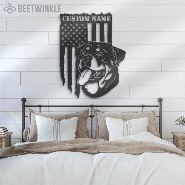 Custom-Rottweiler-US-Flag-Metal-Wall-Art-LED-Light_2