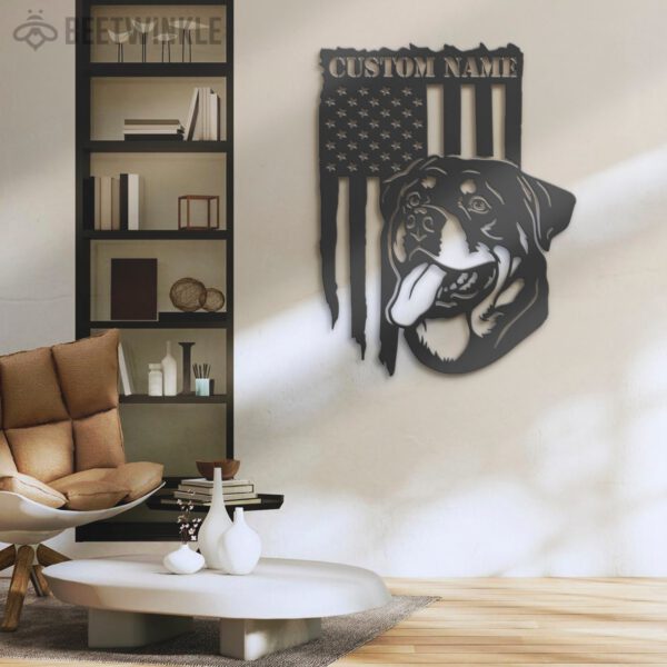 Custom-Rottweiler-US-Flag-Metal-Wall-Art-LED-Light_3