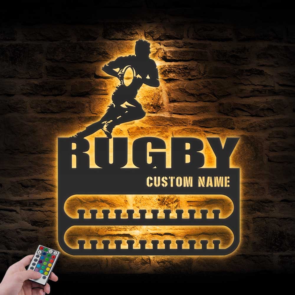 Custom-Rugby-Player-Medal-Hanger-With-Led-Light_2