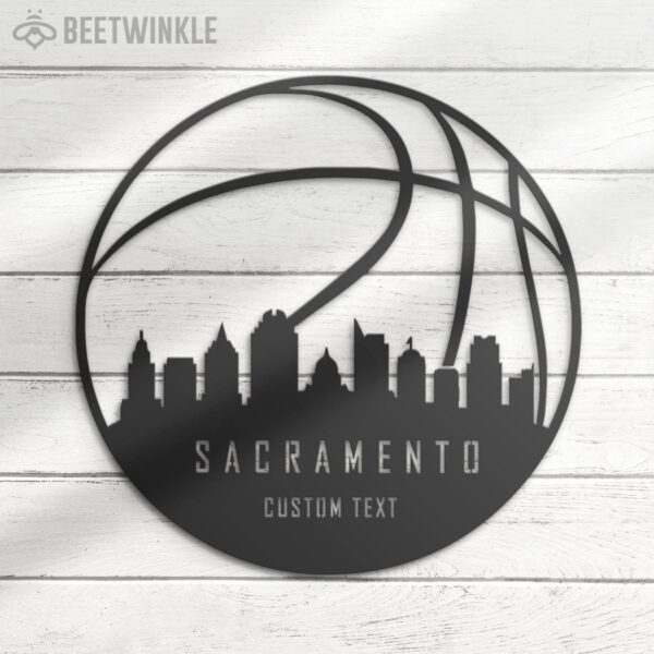 Custom-Sacramento-Skyline-Basketball-Metal-Wall-Art-LED-Light-6