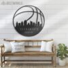 Custom-Sacramento-Skyline-Basketball-Metal-Wall-Art-LED-Light-7