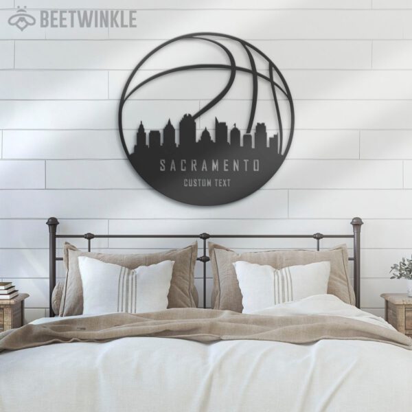 Custom-Sacramento-Skyline-Basketball-Metal-Wall-Art-LED-Light-8