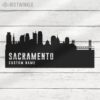 Custom-Sacramento-Skyline-Metal-Wall-Art-LED-Light-2