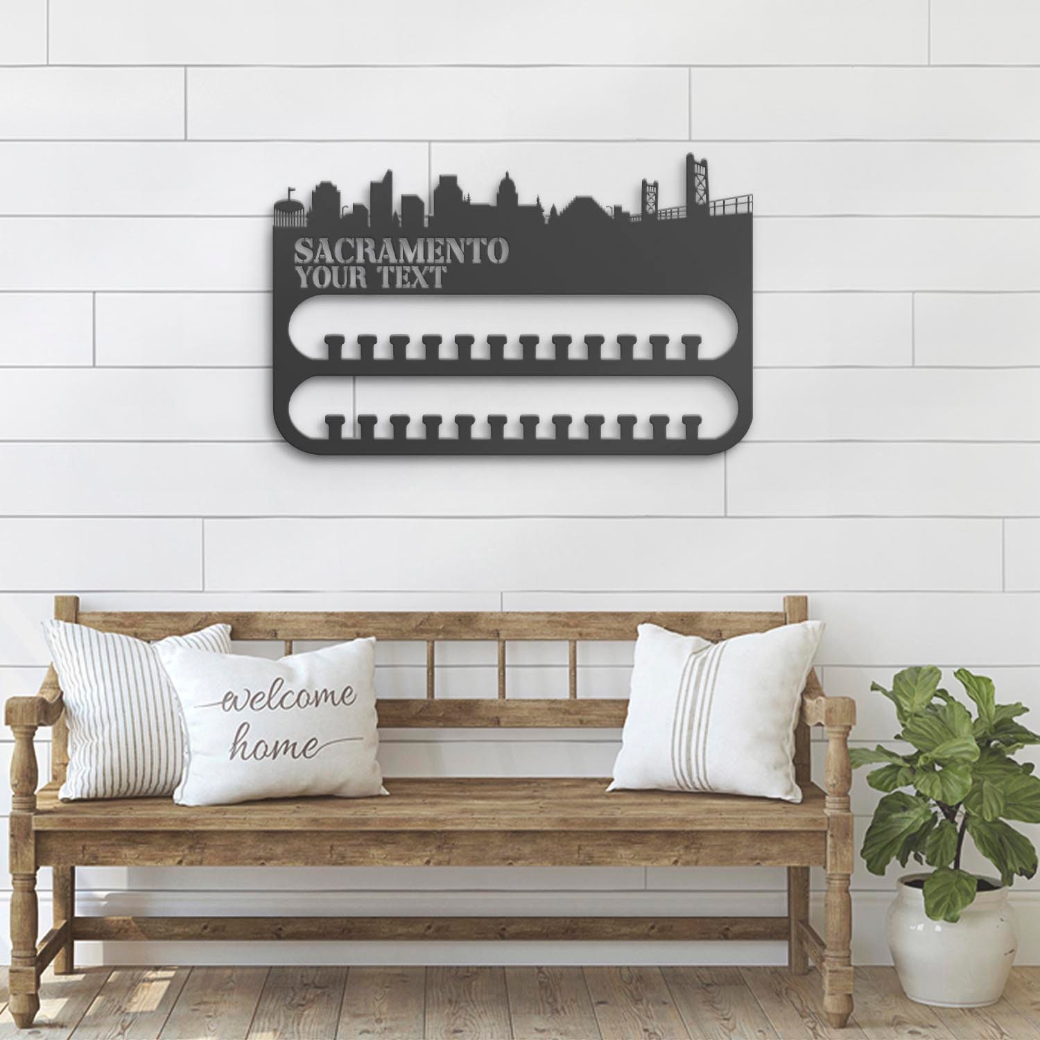 Custom-Sacramento-Skyline-Sport-Medal-Hanger-With-Led-Light_1