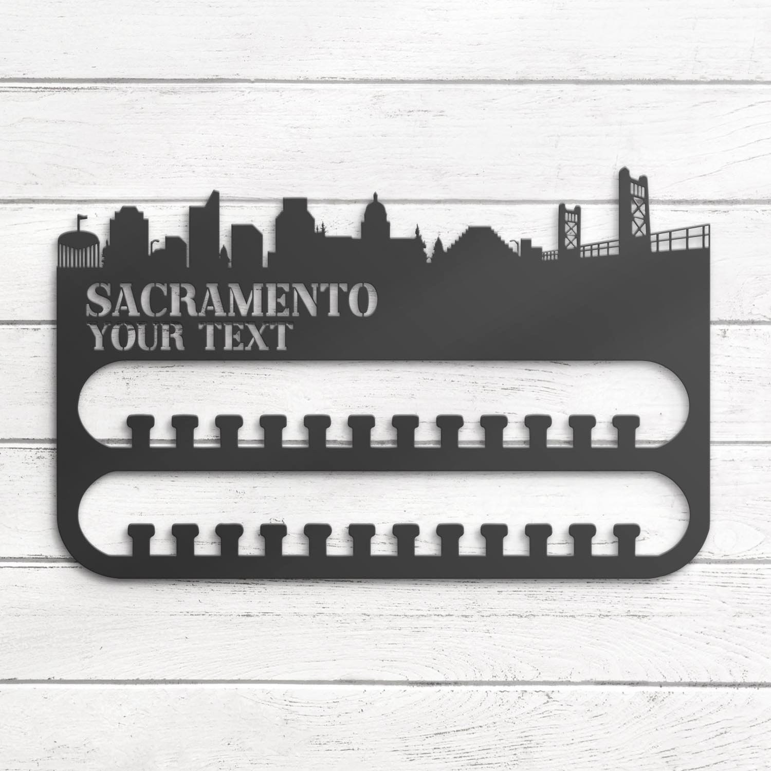 Custom-Sacramento-Skyline-Sport-Medal-Hanger-With-Led-Light_2