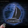 Custom-Sailing-Metal-Wall-Art-LED-Light-2