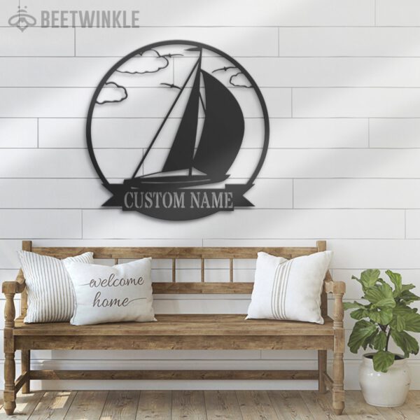 Custom-Sailing-Metal-Wall-Art-LED-Light-4