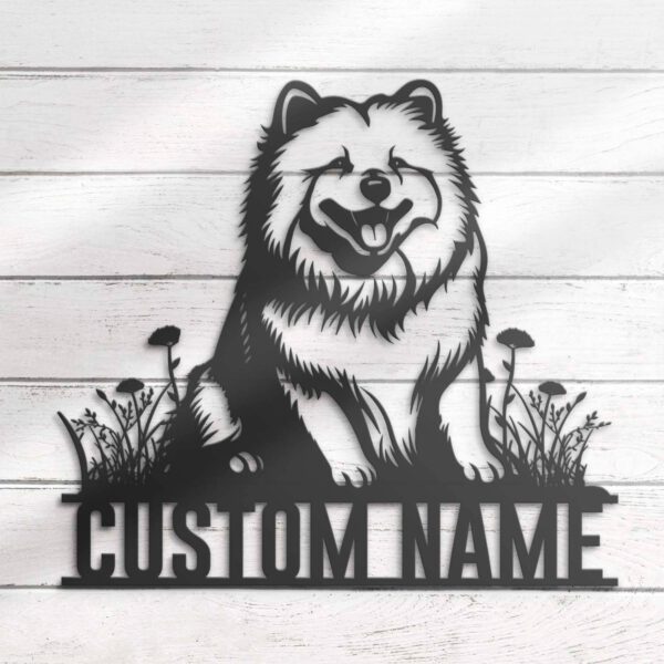 Custom-Samoyed-Metal-Wall-Art-LED-Light_7