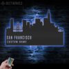 Custom-San-Francisco-Skyline-Metal-Wall-Art-LED-Light