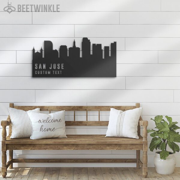 Custom-San-Jose-Skyline-Metal-Wall-Art-LED-Light-6