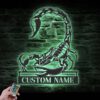 Custom-Scorpion-Metal-Wall-Art-LED-Light-4