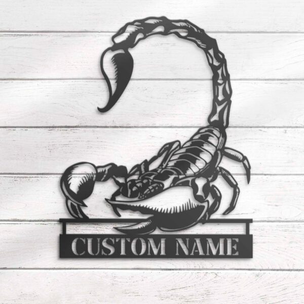 Custom-Scorpion-Metal-Wall-Art-LED-Light-7