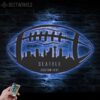 Custom-Seattle-Skyline-American-Football-Metal-Wall-Art-LED-Light