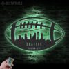 Custom-Seattle-Skyline-American-Football-Metal-Wall-Art-LED-Light-2