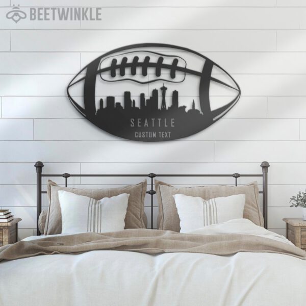 Custom-Seattle-Skyline-American-Football-Metal-Wall-Art-LED-Light-7