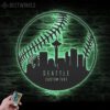 Custom-Seattle-Skyline-Baseball-Metal-Wall-Art-LED-Light