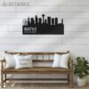 Custom-Seattle-Skyline-Metal-Wall-Art-LED-Light-2