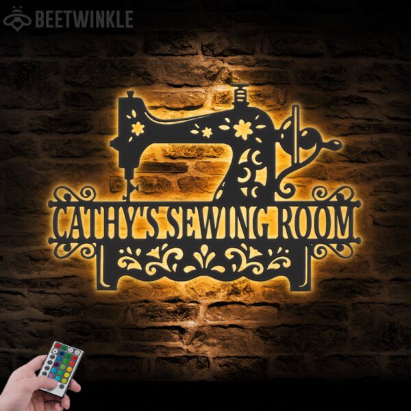 Custom-Sewing-Machine-Metal-Wall-Art-LED_2