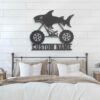 Custom-Shark-Monster-Truck-Driver-Metal-Wall-Art-LED-Light-7