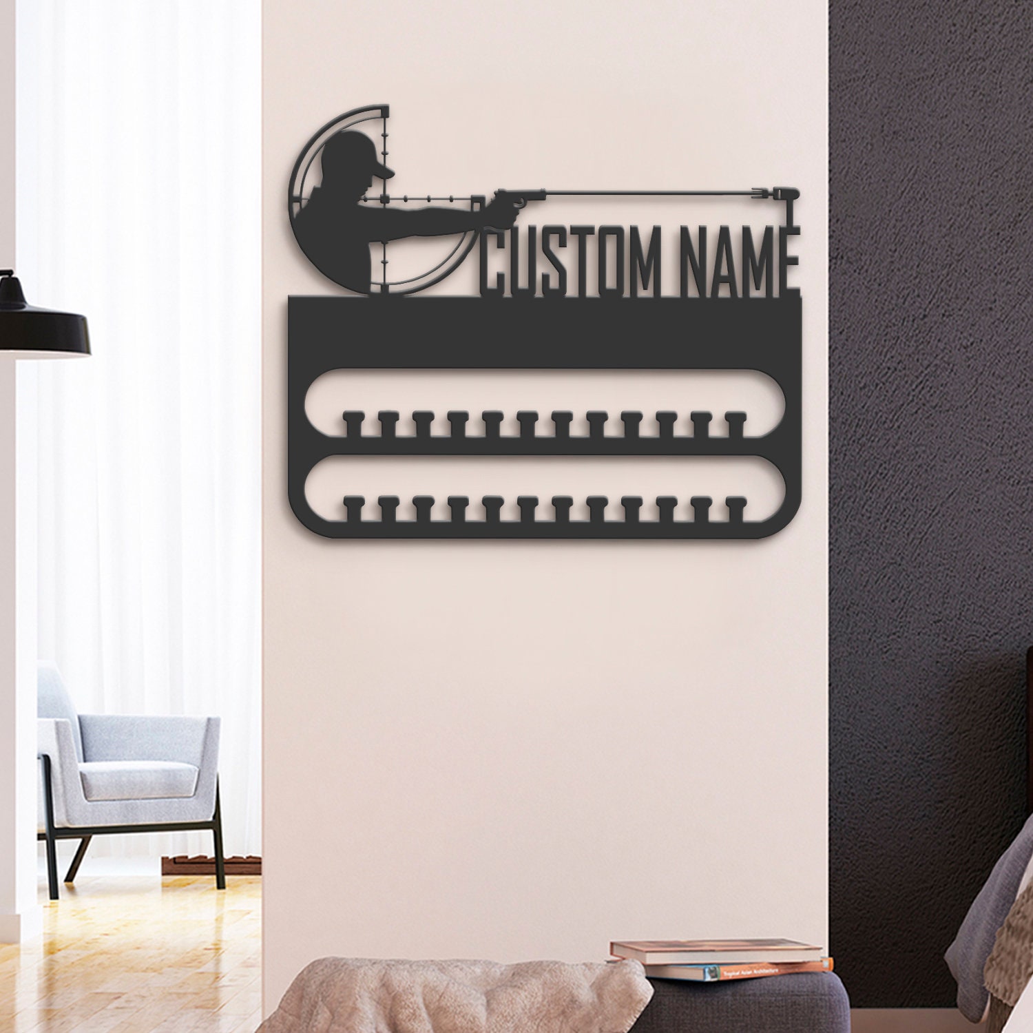 Custom-Shooting-Medal-Hanger-With-Led-Light_7