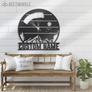 Custom-Skydiving-Metal-Wall-Art-with-LED-Light-3