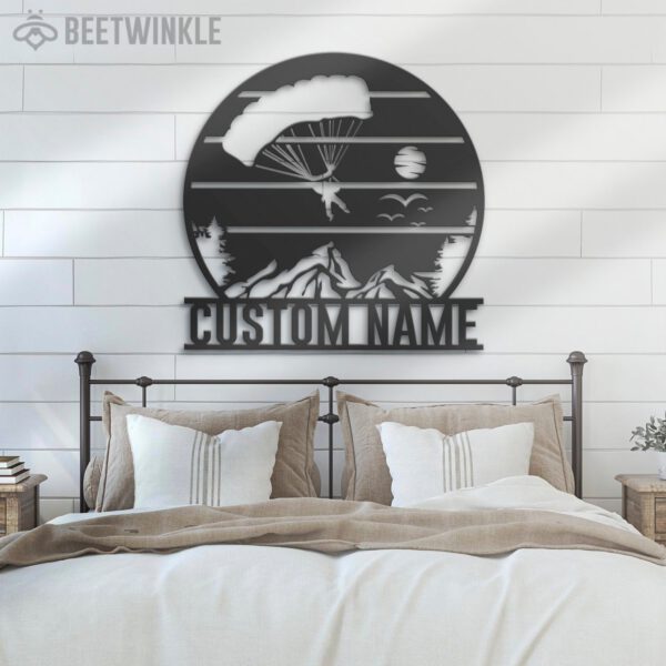 Custom-Skydiving-Metal-Wall-Art-with-LED-Light-4